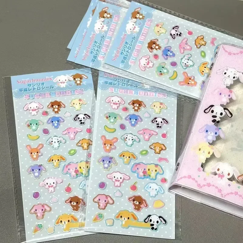 

Kawaii Sugarbunnies Sticker 3d Relief Sticker Waterproof Lovable Decorative Cartoon Crystal Stickers Diy Diary Stationery