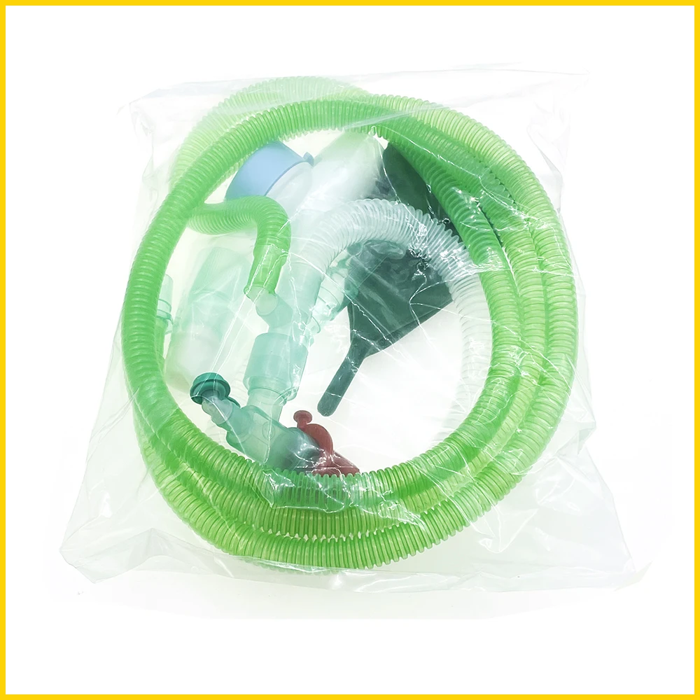 Professionelles 0,5L 10mm 1,8m Airbag-Tieranästhesiegerät mit Atemkreislauf, DC-Atemschlauch, Zubehör für Krankenhaus und Klinik – Detail 7