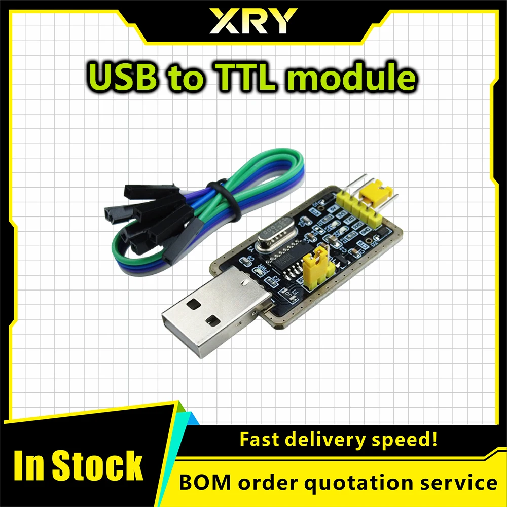 XRY CH340 Module Instead of PL2303 CH340G RS232 to TTL Module Upgrade USB to Serial Port In Nine Brush Plate for arduino Diy Kit