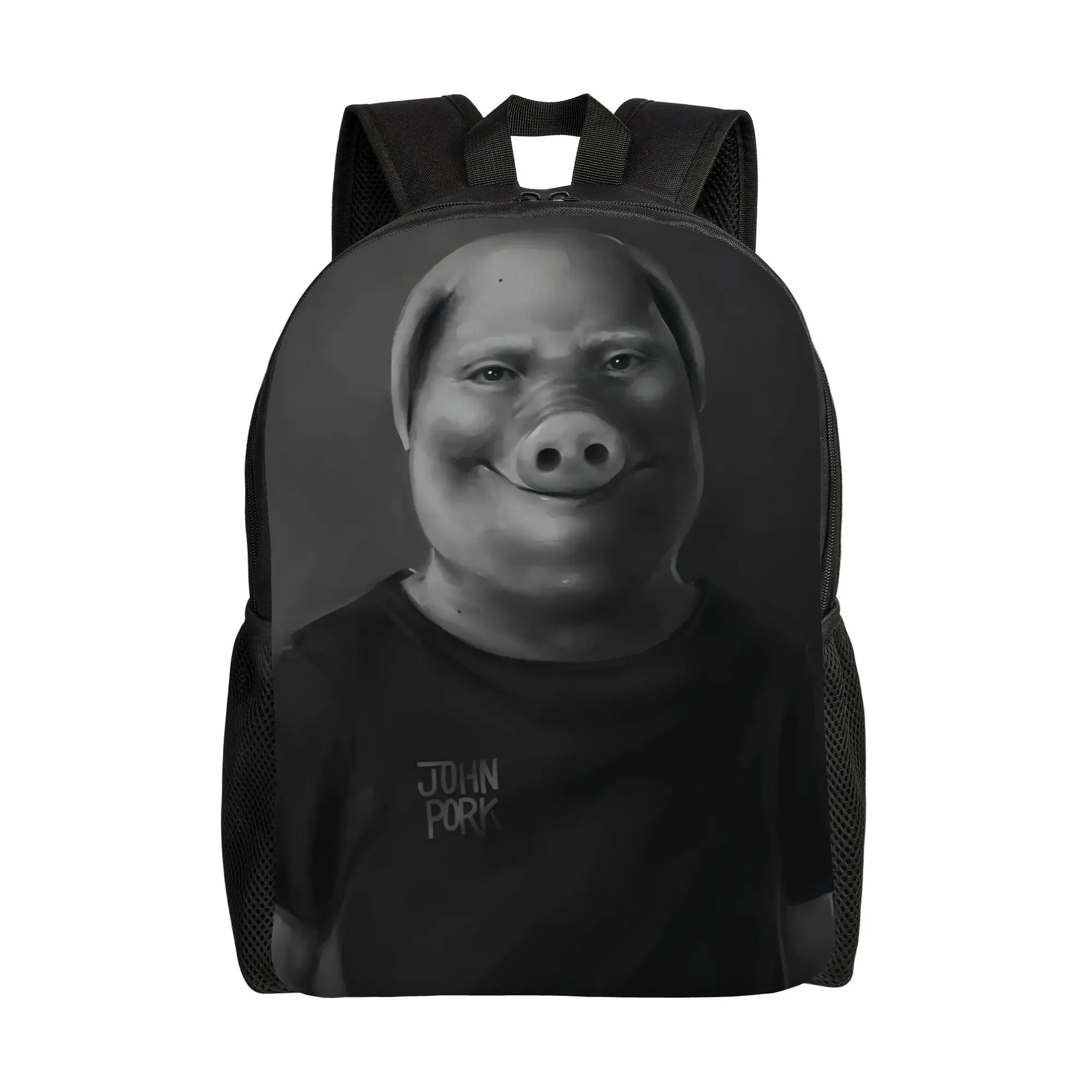 

John Pork Backpack Back to school season John Pork 6 Harajuku Design Backpack