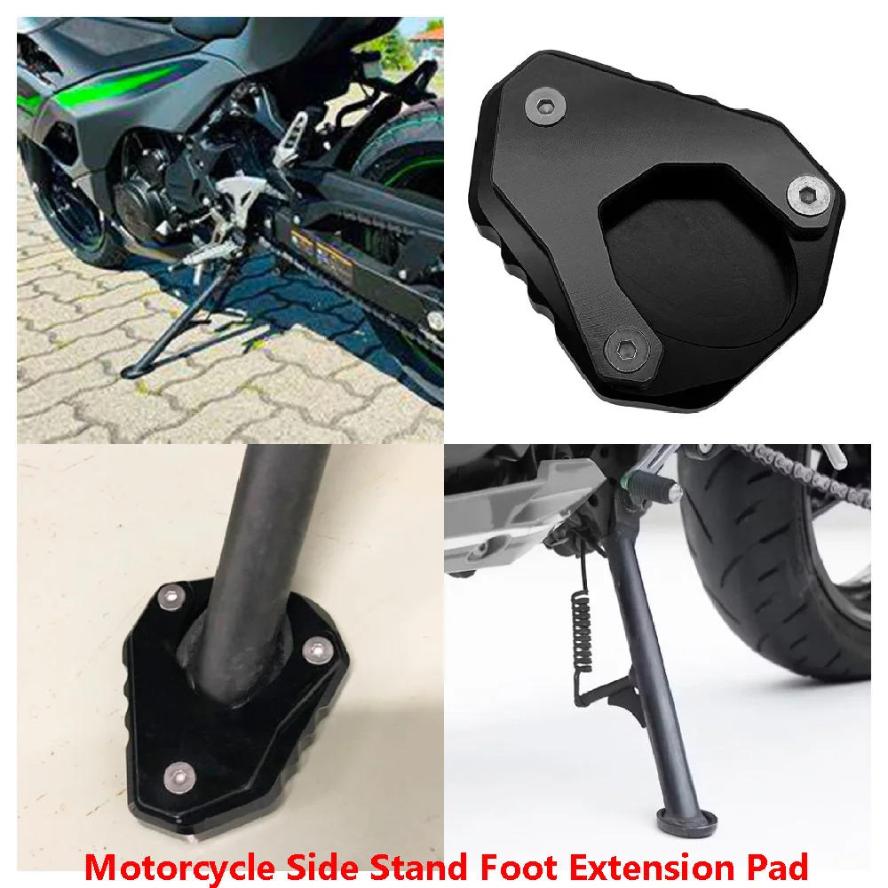 Fits for Kawasaki NINJA 7 Hybrid Z7 ABS NinjaE1 ZE-1 Electric 2024 2025 Motorcycle Side Stand Enlarge Extension Plate Widener
