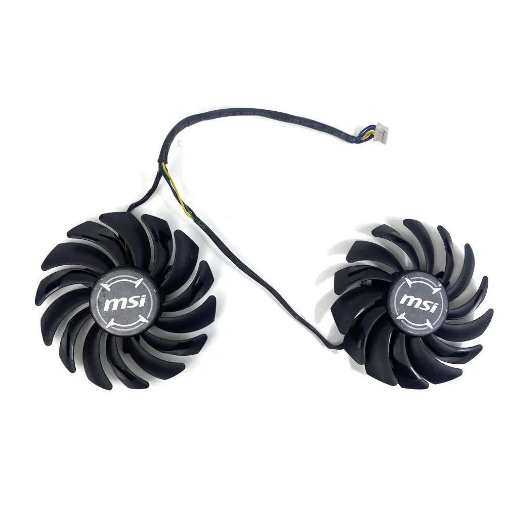 2pcs 87MM PLD09210B12HH 4Pin Graphics card fan for MSI ARMOR RX470 RX 480 RX570 RX580 Graphics Video Card Cooling Fans