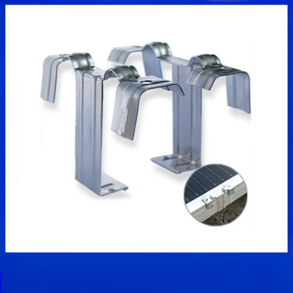 Solar Panel Water Drainage Clip Stainless Steel Rain Mud Remover Clips For Photovoltaic Module Cleaning Tools Accessories