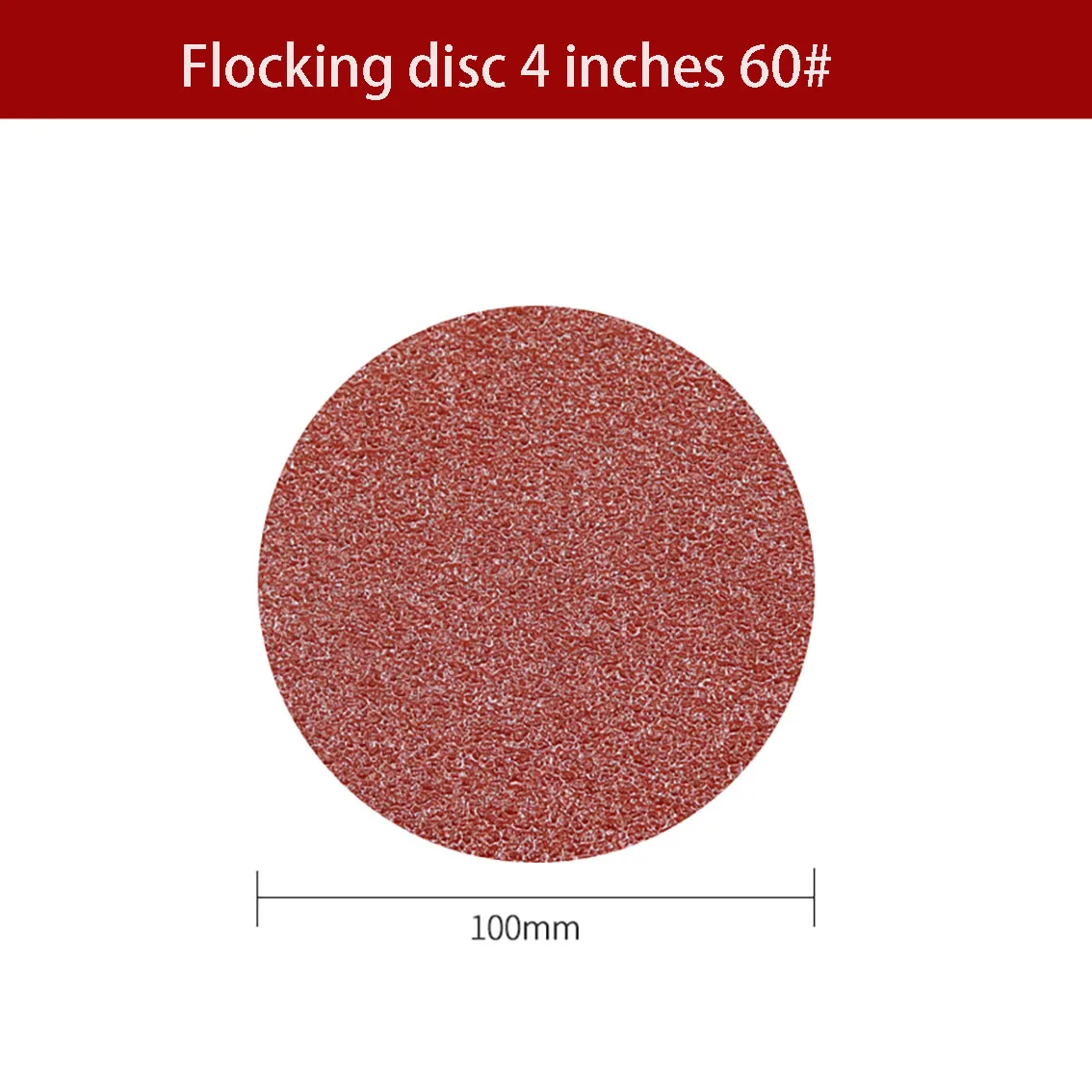 4-inch Flocking Disc Sand 100mm Flocking Self-adhesive Sandpaper Plastic Jade Polishing Car Mirror Polishing 60-3000mu