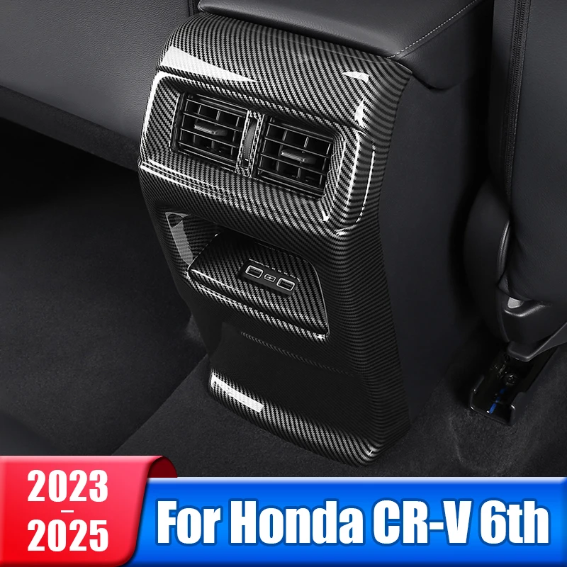 

Car Rear Air Conditioning Vent Outlet Protective Trim Cover For Honda CRV 6th Gen 2023 2024 2025 / CR-V Hybrid Accessories