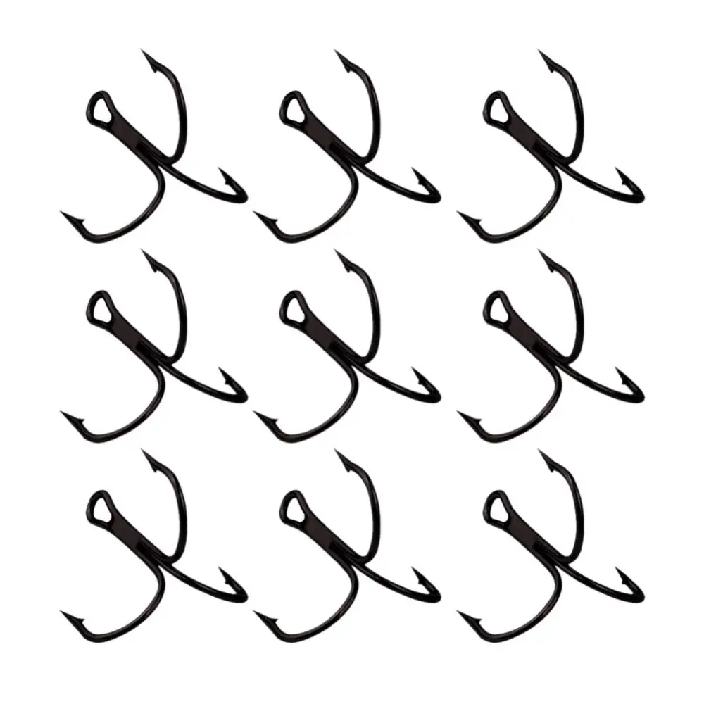 50Pcs Fishing Treble Hook Worm Bait Holder Fish Tackle Tools Accessories