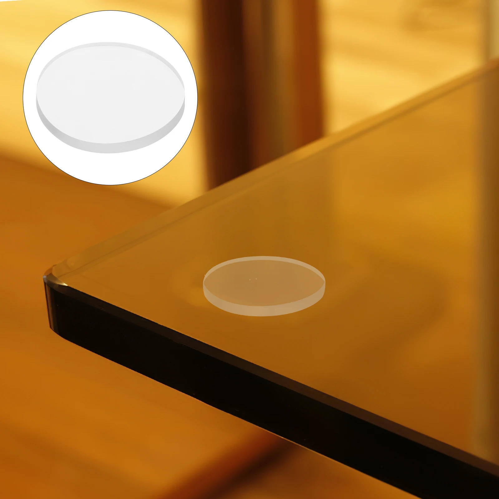 50 pezzi cuscinetti antiscivolo trasparenti paraurti antiscivolo rotondi trasparenti per piedini protettivi per tavoli da pranzo in vetro per mobili