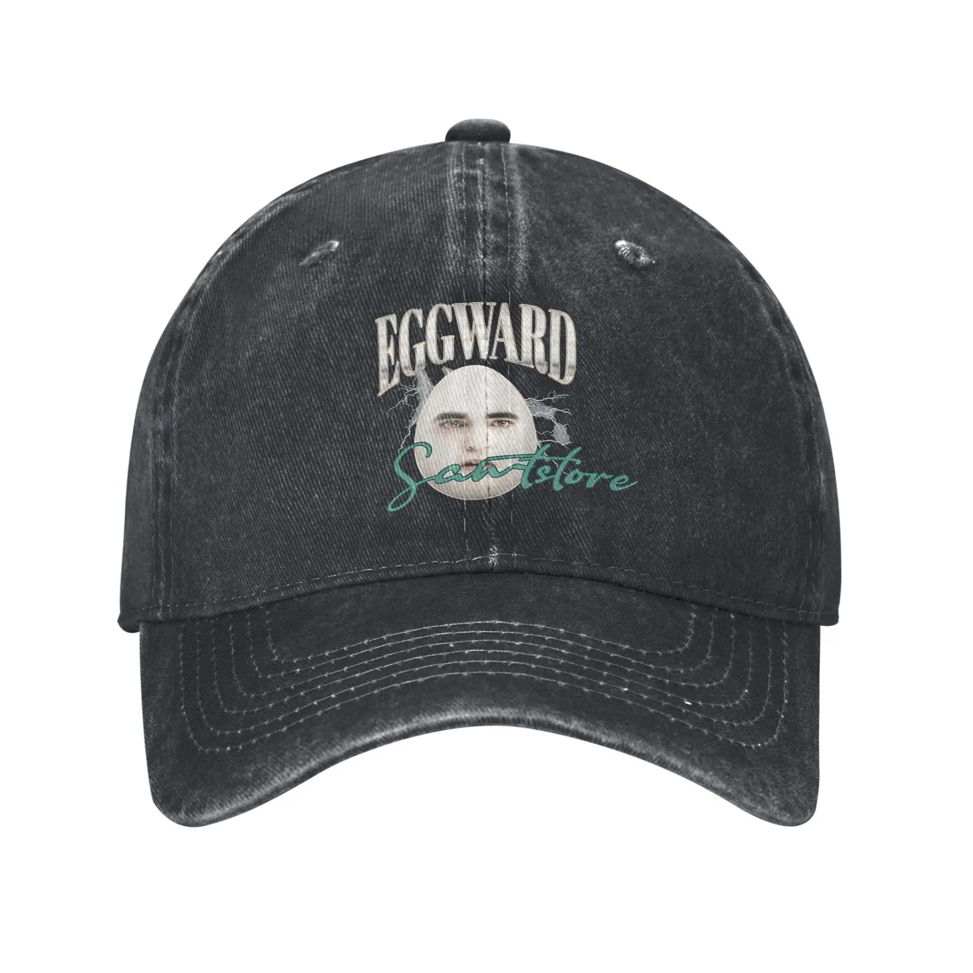 Eggward Meme Sun Baseball Cap  Fashion Couple Women Washed Trucker Hat Adjustable Print Fishing Baseball Caps Birthday Present