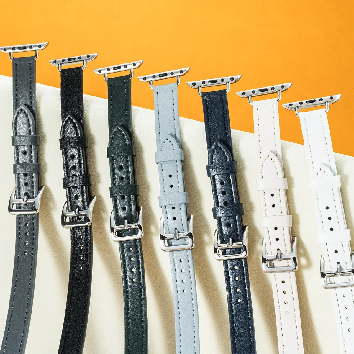 Lederarmband für Apple Watch Band 42/46 mm 49 mm 41 mm 45 mm 40 mm 44 mm Correa für IWatch Serie 10 9 8 7 6 SE 5 4 Ultra 2 Armband
