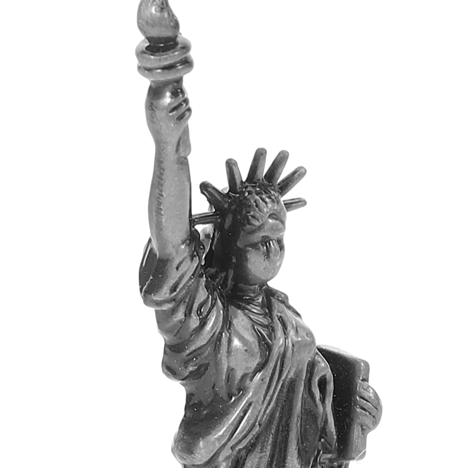 

Statue Of Liberty Alloy Desktop Decor Smooth Metal Ornament For Home Office Collection Teaching Decoration