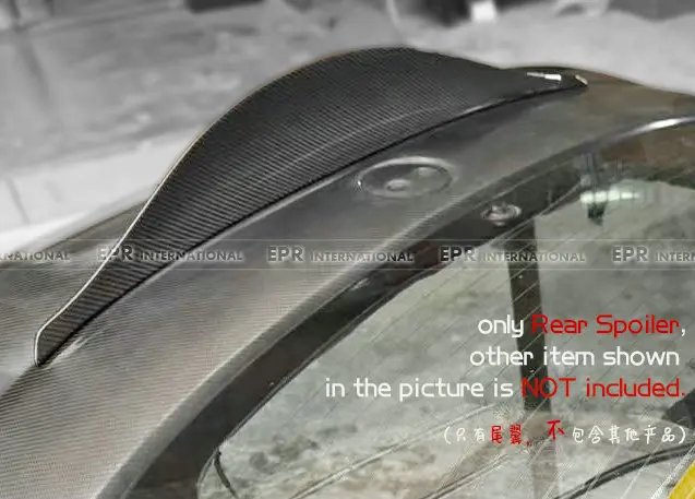 For EPA Style Rear Mid Spoiler for Fiat 500 595 Abarth - Car Aerodynamic Wing Exterior Accessory