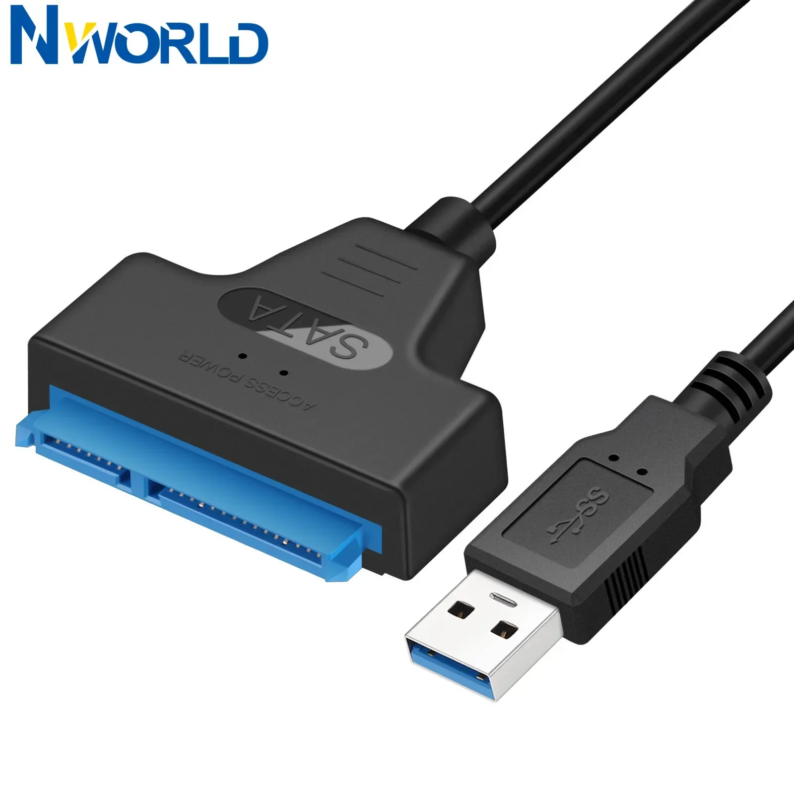 USB3.0 To Sata Hard Disk Cable Compatible with 2.5 Inches SSD HDD Hard Drive Computer Connectors Usb 2.0 Sata Adapter Cable