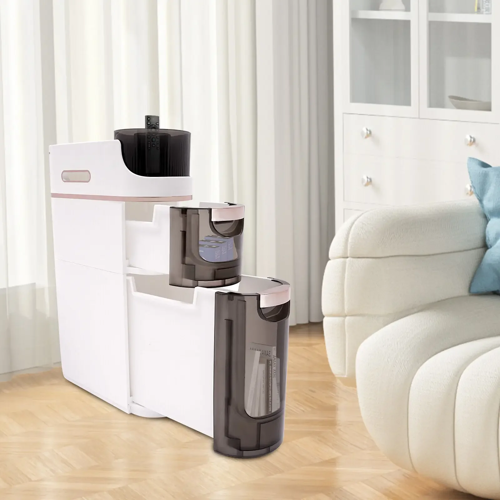 

Современный напольный шкаф для ванной комнаты Шкаф для хранения вещей в ванной комнате с 2 ящиками Белый НОВЫЙ