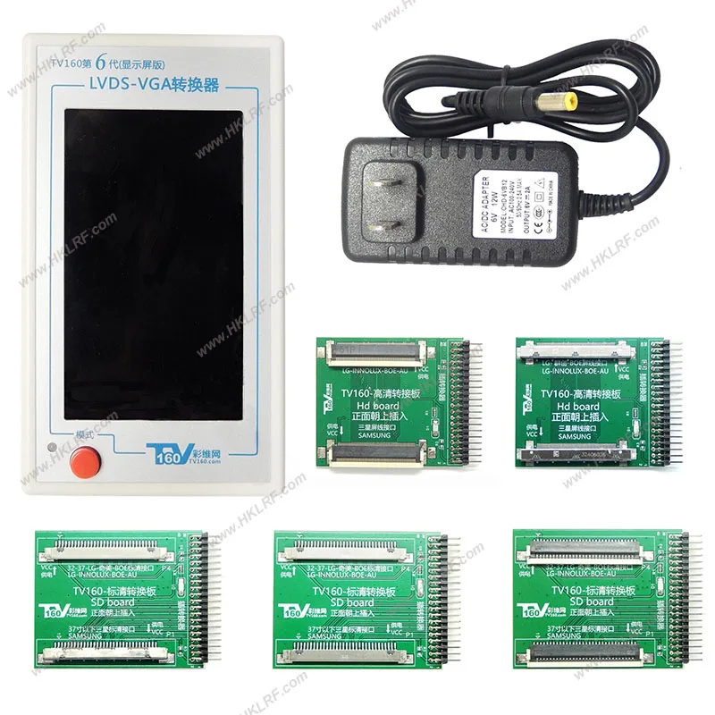 2025 2026 TV160 6th TV160-6 TV Motherboard Tester Full HD LVDS Turn VGA (LED/LCD) Testing Machine