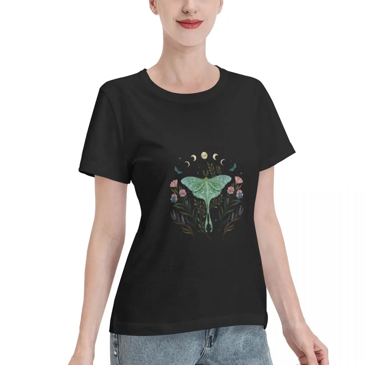 Skin Safe Luna And Forester Oversized Women's T-shirt Classic Wear Resistant Top