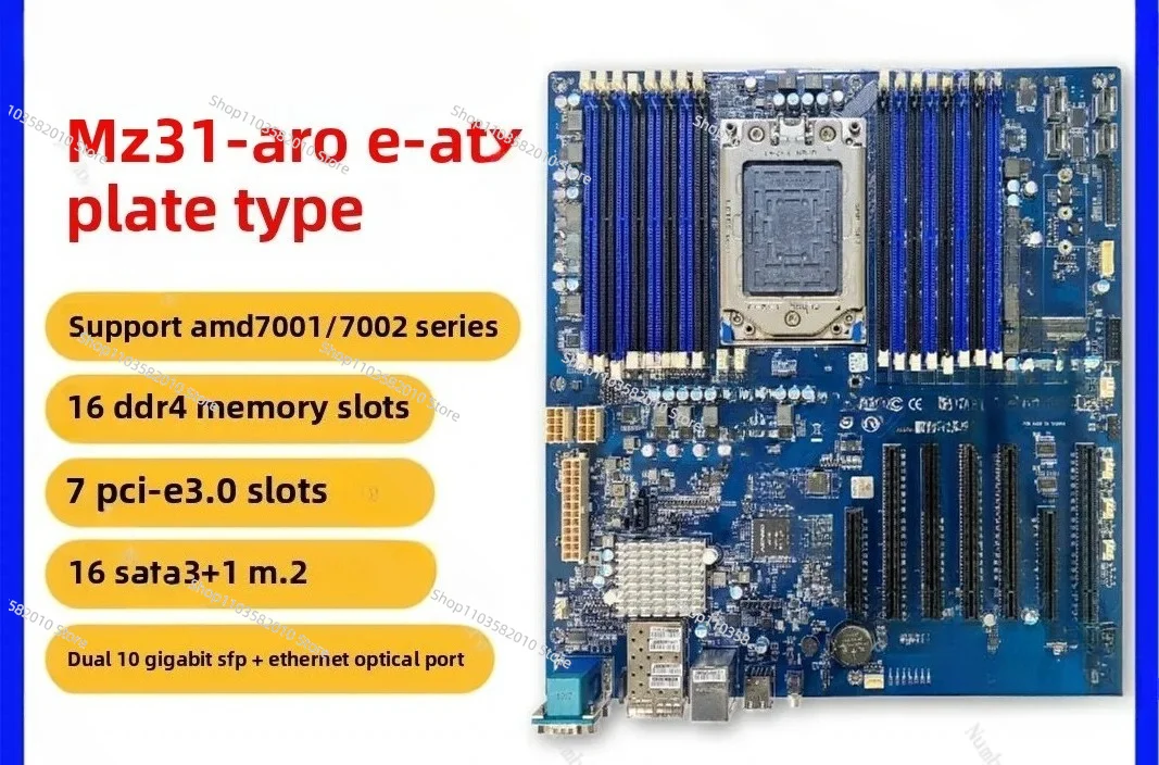 

MZ31-ARO Single EPYC Main Board Support AMD7K62 Main Board Replacement Ultra Micro H11SSL-I (Negotiable)