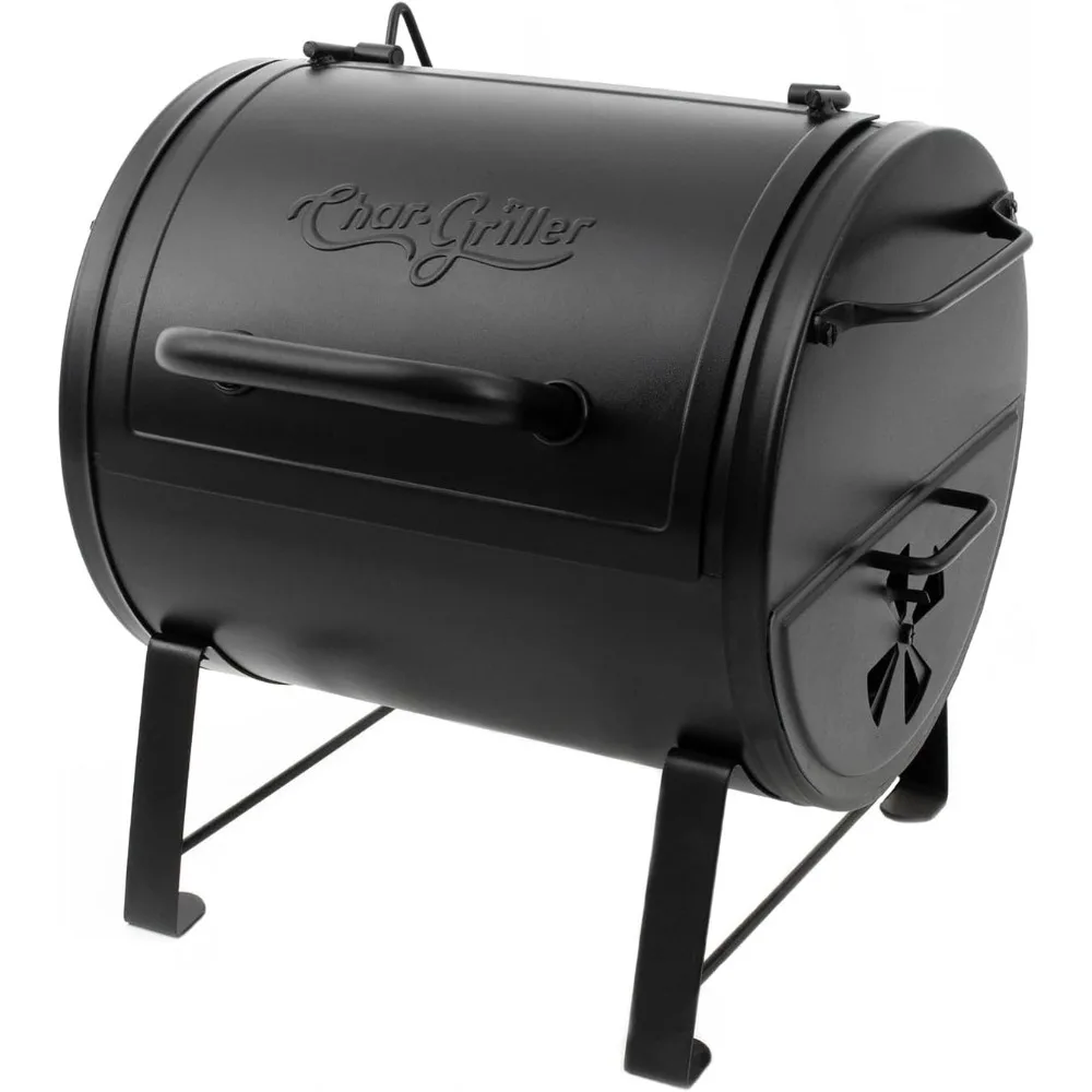 Parrilla de carbón portátil y caja de fuego lateral, accesorio para métodos de fumar Offset estilo Texas con 250 cuadrados de cocina