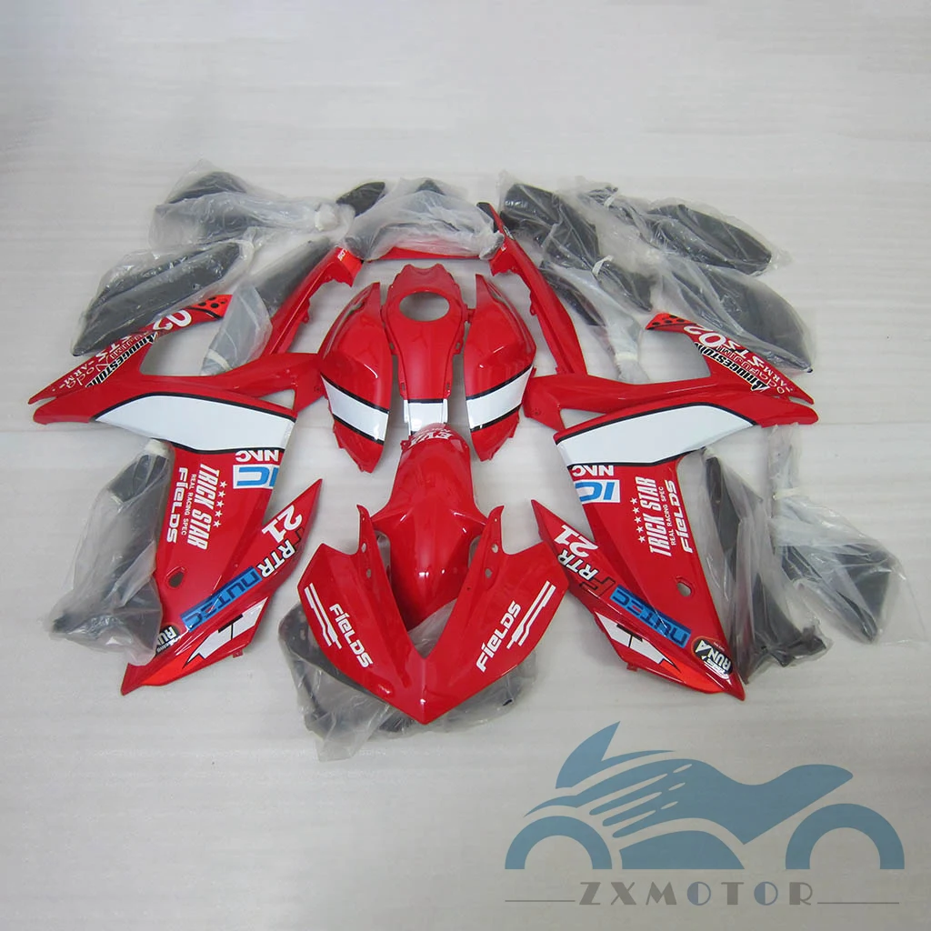 Fit For YAMAHA YZF R25 YZF R3 2013 2014 2015 2016 2017 2018 YZFR3 13-18 Superior Motorcycle Fairing Injection Bodywork Red white