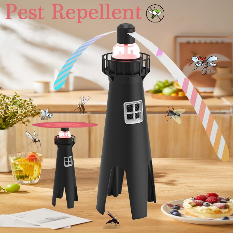 Indoor Fan with High Low Speed Rotation Flashlight Design Insect Repellent Device for Mosquitoes  Moths  Flies  and Pests