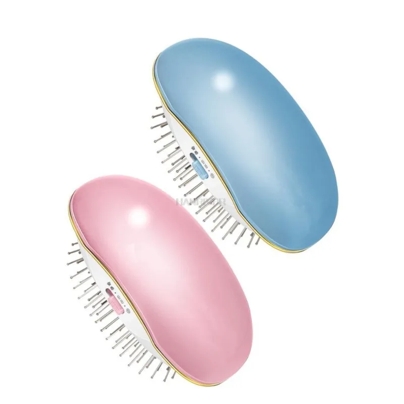 Portable Electric Ion Hair Brush Mini Hair Brush Comb Massager Portable Electric Ion Hair Brush Takeaway Mini Hair Brush Comb