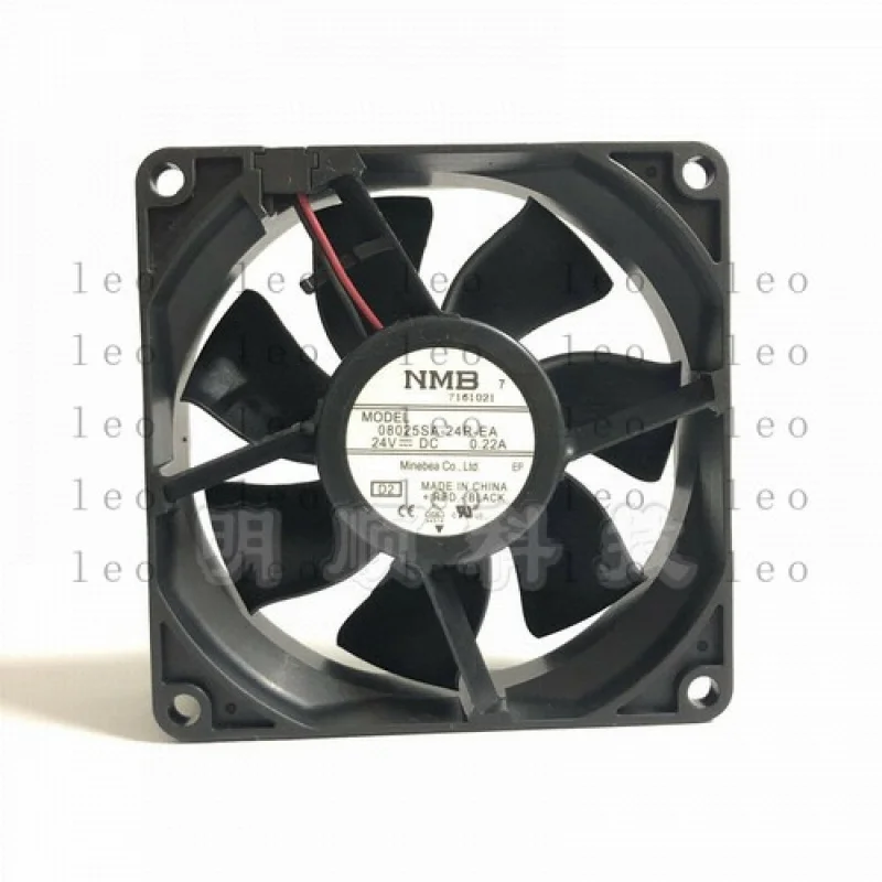 

YY 1PC 08025SA-24R-EA 24V 0.22A 8025 8CM 2-wire mute cooling for fan #F4