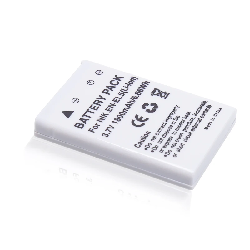 Digital Battery EN-EL5 ENEL5 for Nikon Coolpix P4 P80 P90 P100 P500 P510 P520 P530 P5000 P5100 5200 7900 P6000 3700 4200 Cameras