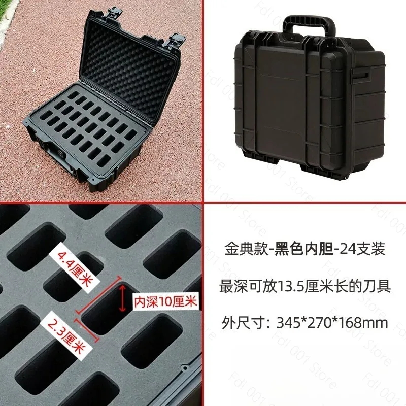 Butterfly Knife Swiss Flail Knife 24slots Collection Box Portable Folding Knife Storage Box