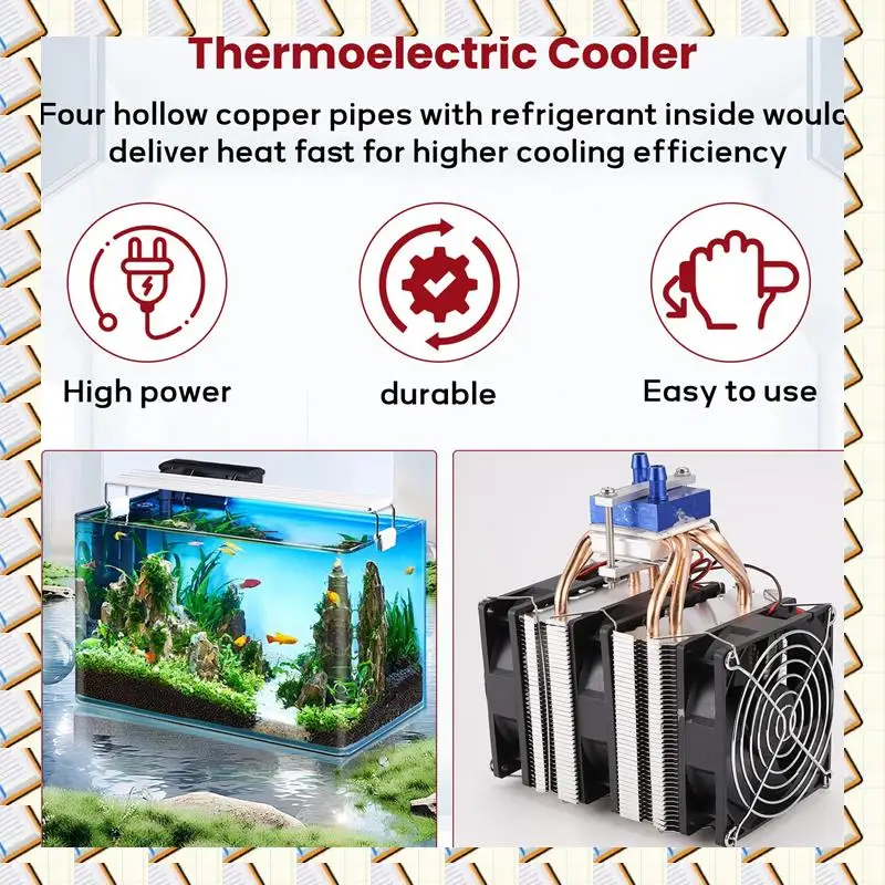 A14M 1 PC Thermoelectric Cooler Semiconductor Refrigeration Peltier Cooler Air Cooling Radiator Water Chiller Cooling System Dev
