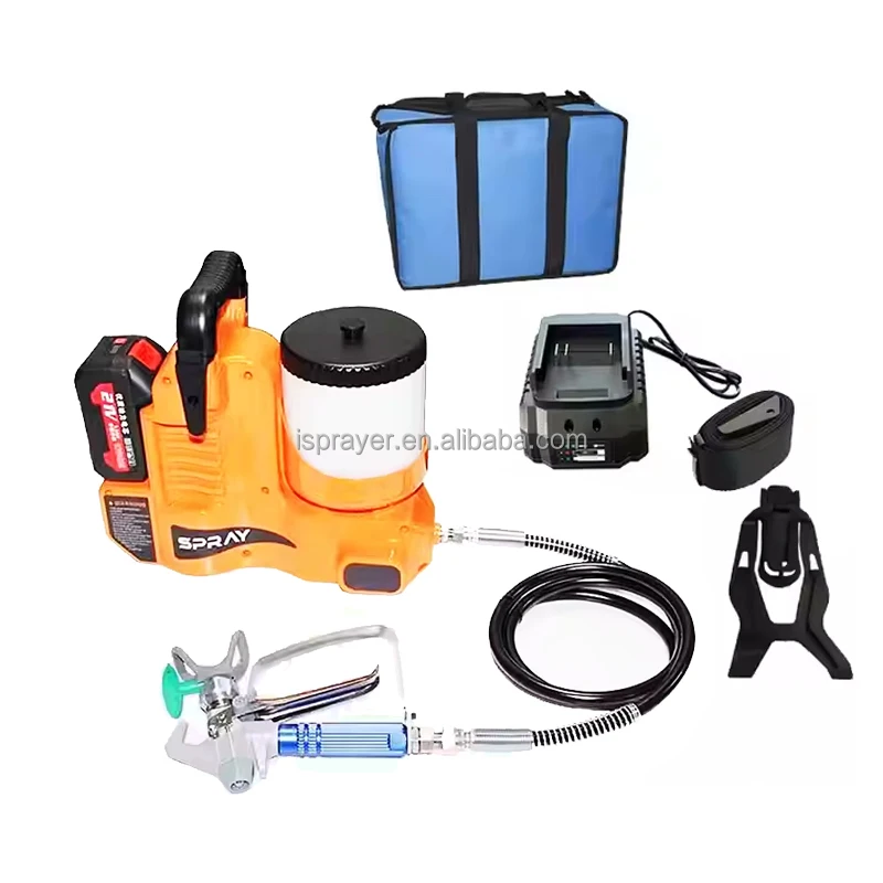 

HVLP Lithium Battery Paint Sprayer Cordless Handheld Airless Paint Sprayer