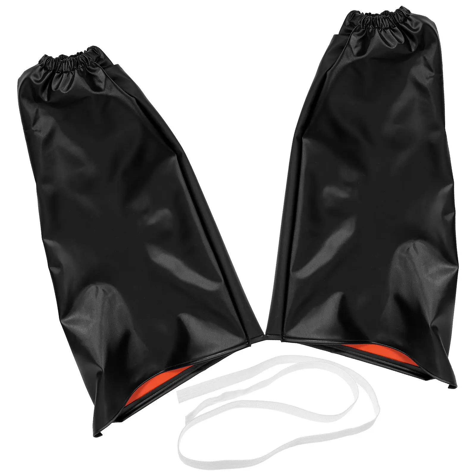 Waterproof PVC Arm Sleeves for Fishermen – Oil-Resistant, Extended Length with Neck Hanging Rope, Seafood Industry