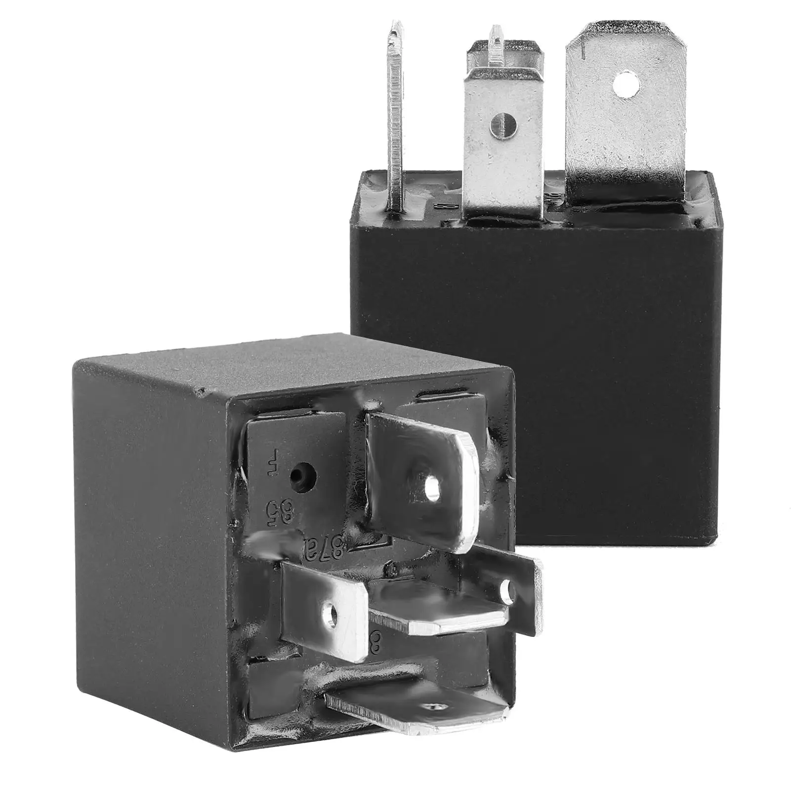 

2Pcs 5-Pin 12V 80A Winch Solenoid Relay Contactor for , UTV, Truck, Boat, Van - Universal Fit