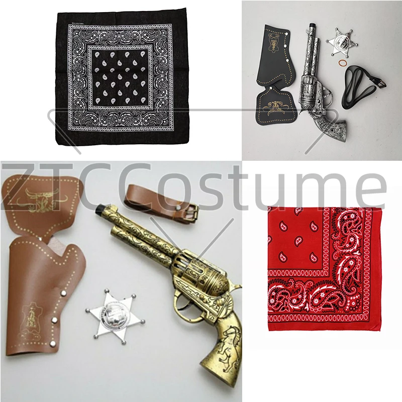 

Мужской ковбойский пистолет в стиле ретро, детская игрушка, пиратский капитан, косплей, кобура для оружия, пояс, пластиковое платье для мероприятий, реквизит для выступления на сцене