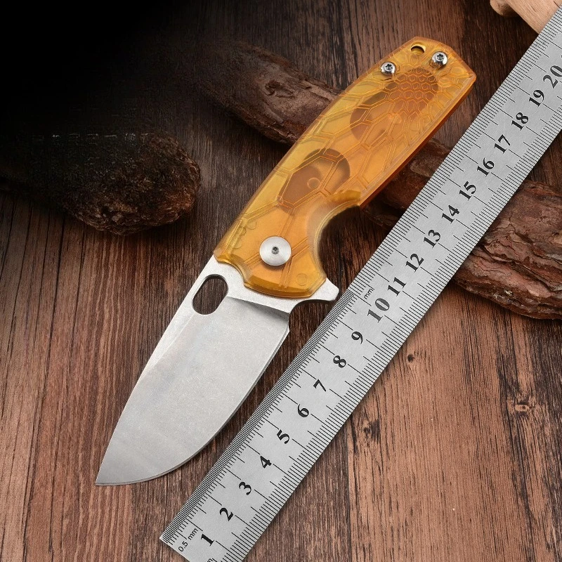 

FX-604 Outdoor Camping Folding Knife N690 Blade G10/PEI Handle Pocket Survival Tactical Hunting Utility Kitchen Knives EDC Tools