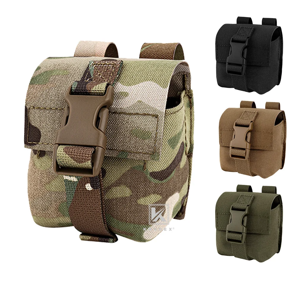 KRYDEX Tactical Grenad Pouch Охотничья поясная сумка MOLLE PALS и поясная система Маленькая удобная армейская сумка EDC Frag Glove Pack Аксессуары