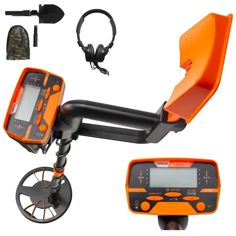 SucceBuy MetalDetector Waterproof Disc Underwater Underground High Accuracy Sensitive LCD Display Humanity for Adult and Child