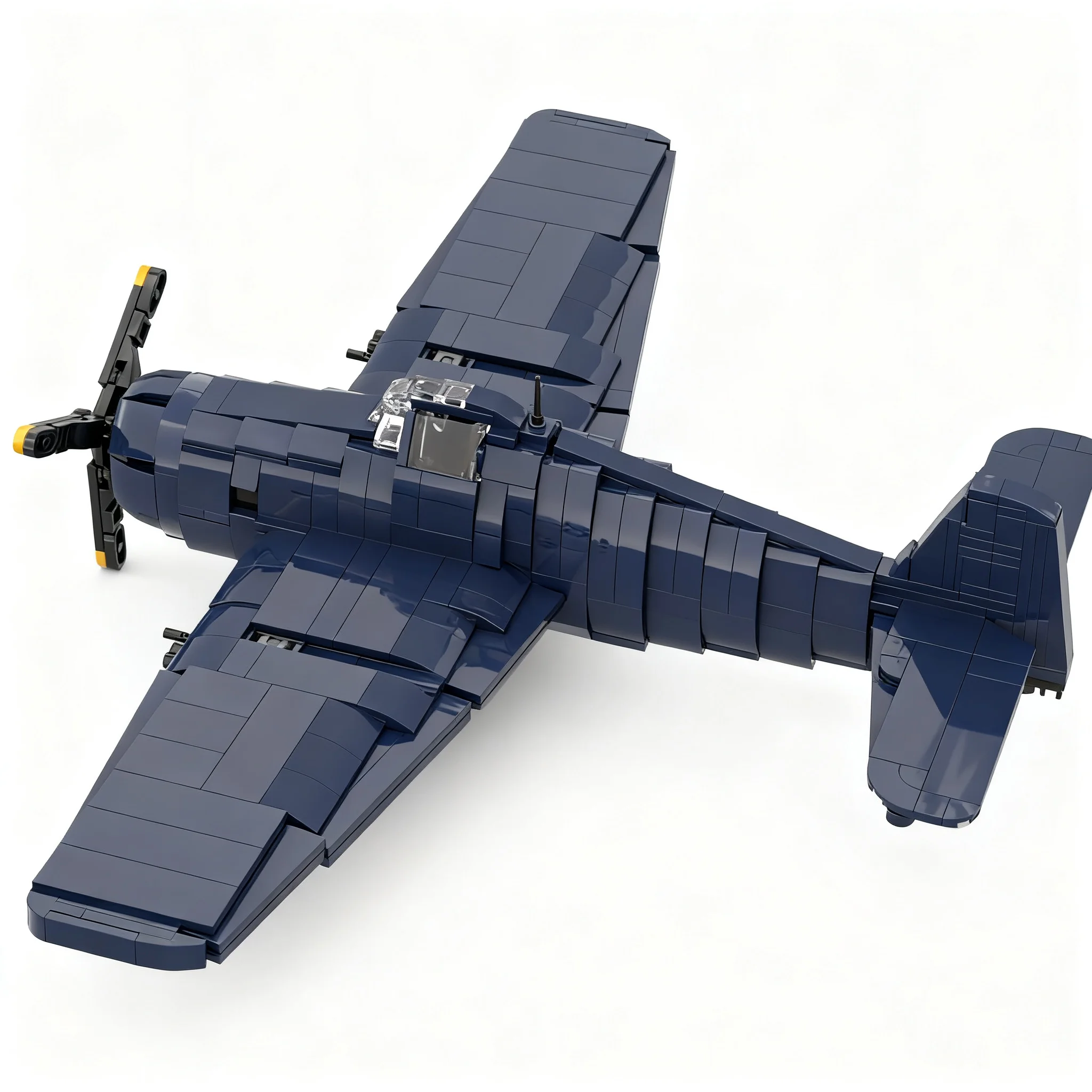 938pcs MOC F6F 5 Hellcat 1 35 Scale Model Toys Building Blocks Construction Christmas Gifts Education Creative DIY Brick Kids