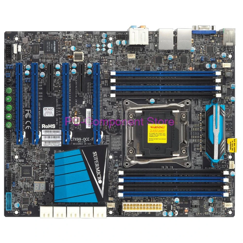 C7X99-OCE-F For Supermicro Desktop Motherboard Core i7 E5-1600/2600 v3/V4 Processor LGA2011 DDR4 PCI-E3.0