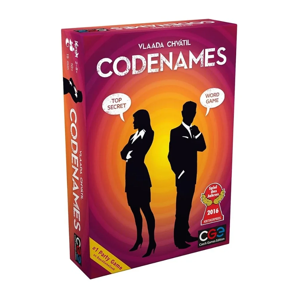 Codenames: Duet-Juego de deducción de palabras para dos jugadores por CGE Edición de juegos checos