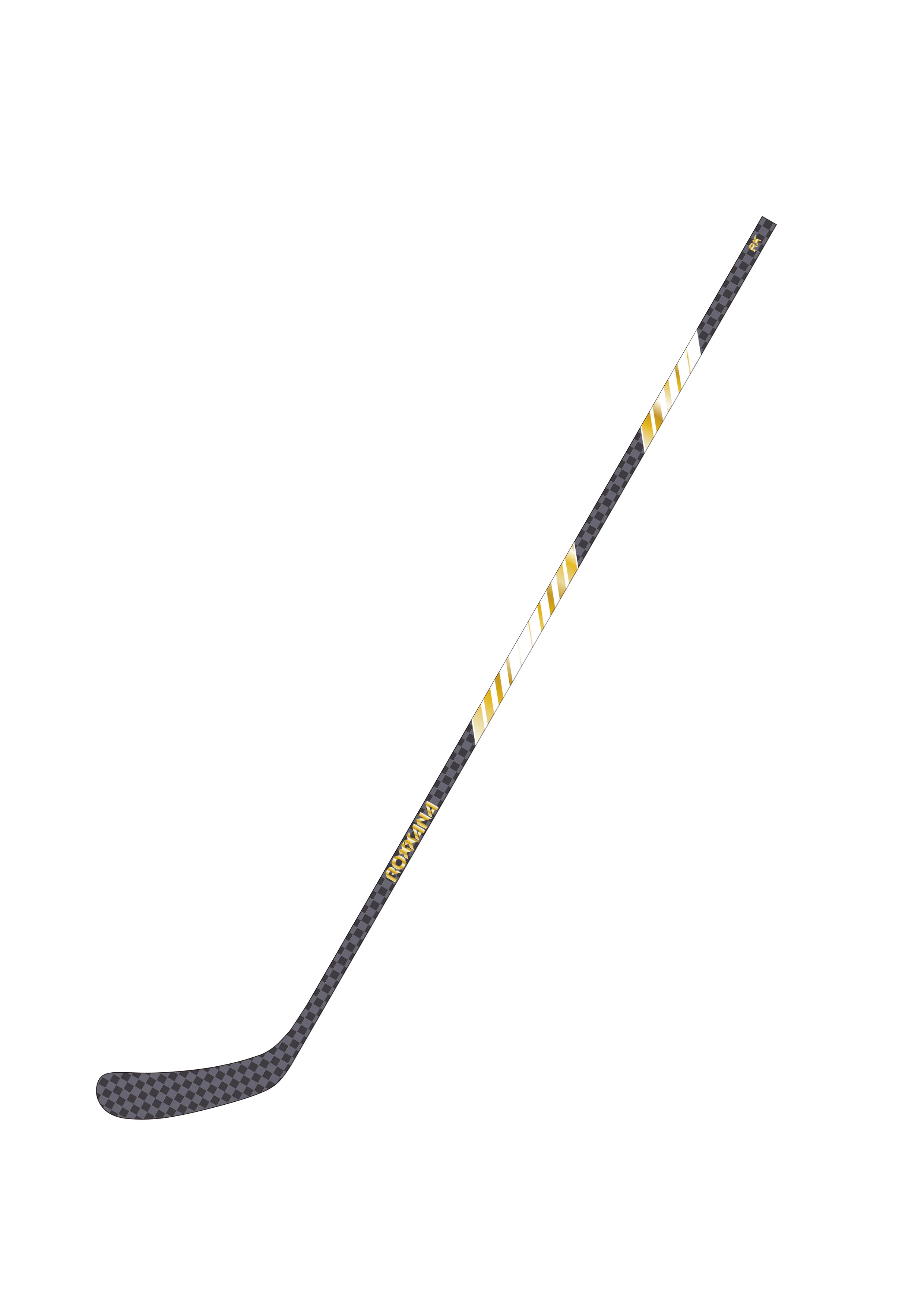 ROXXANA-Junior Ice Hockey Stick, Frosted Discoloration Lighter, More Durable Customizable, 100% Carbon Fiber, 52 in, 375G, 2PCs