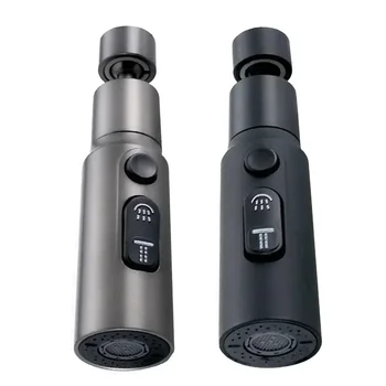 キッチン蛇口噴霧器ノズル 3 モード節水浴室洗面器スプレーヘッドエアレーターバブラー調節可能な回転シャワーヘッド