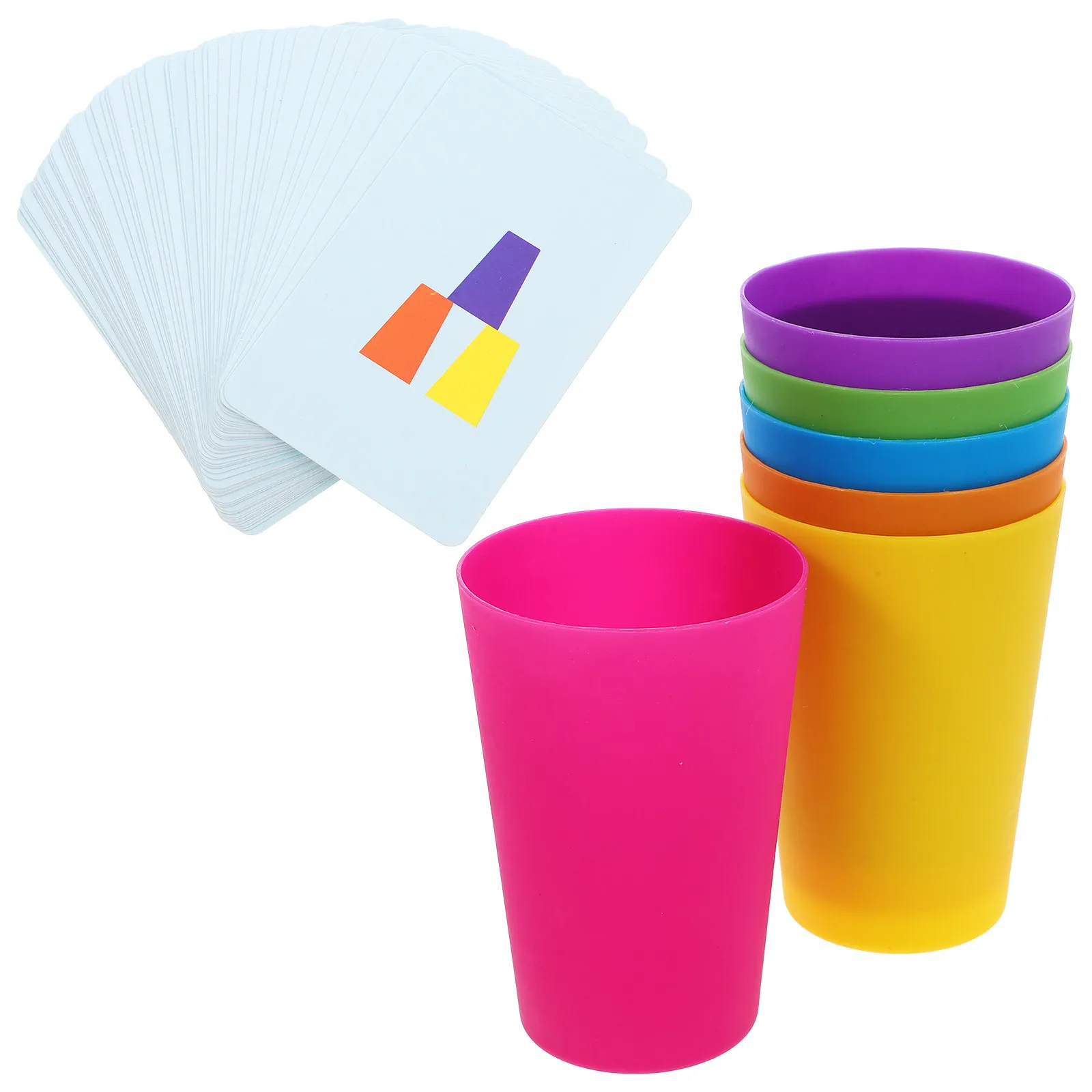 1Set Stacking Game for Kids Safe Material Cup Challenge Improve Reaction Hand Eye Coordination