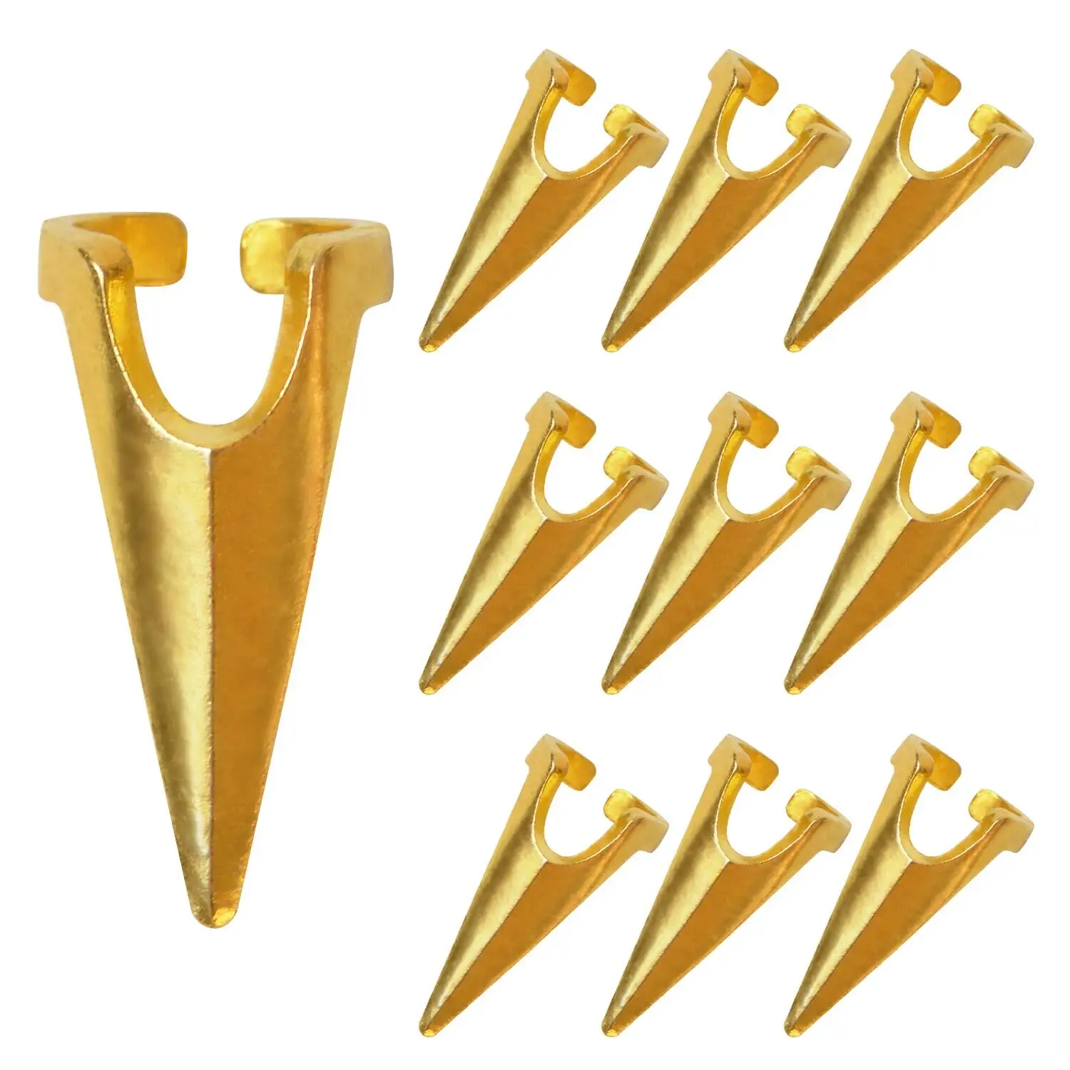 

10Pcs Metal Hair Selecting Tool Hair Parting Ring Adjustable for Hair Braiding Sectioning Hair Extensions Hair Styling