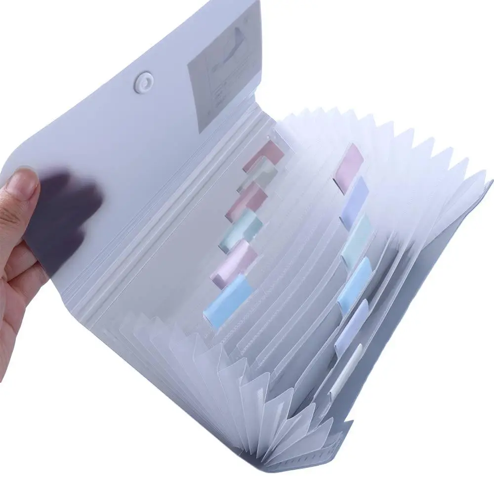 

Supplies Filing Box Bill Folders Paper Holder Accordian File Document Organizer Expanding Wallet File Folder Receipt File