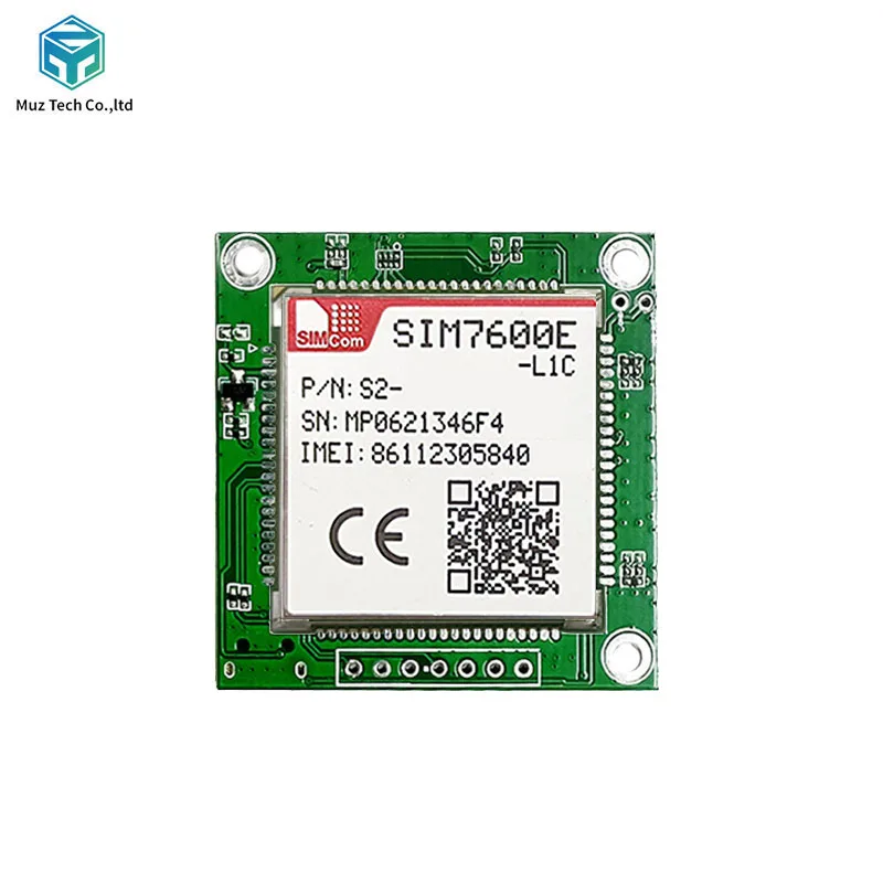 SIM7600E-L1C LTE CAT1+GNSS-Modul-Entwicklungsplatine Europäisches Band mit FPC+GPS-Antenne (optional) Breakout-Kit