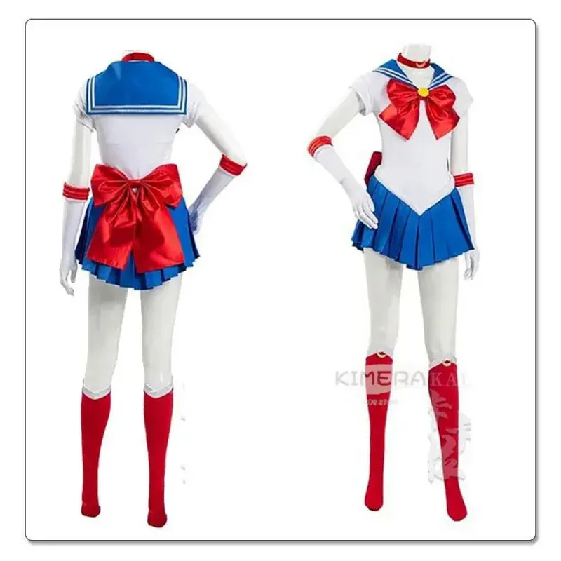 Взрослые дети косплей аниме костюм моряка парик Луна Цукино Усаги Мэйго Сацуна Чибиуса платье костюм на Хэллоуин парик праздничная одежда