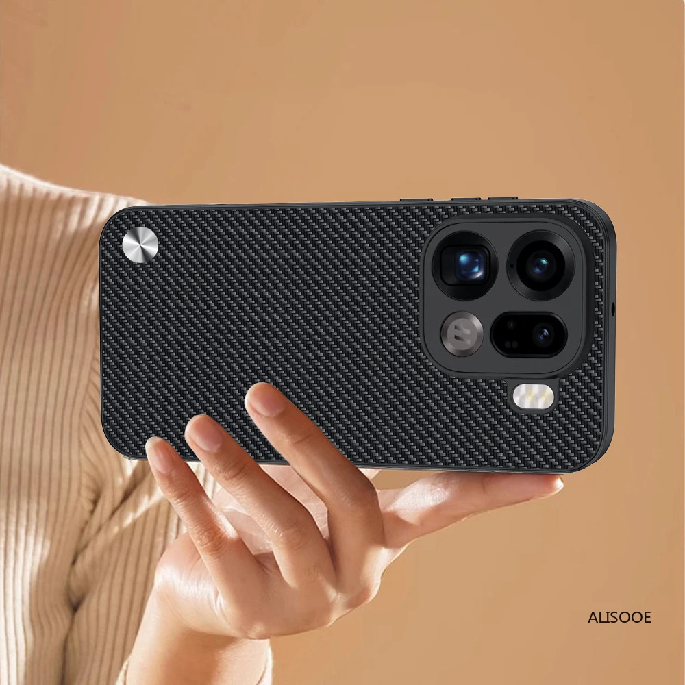 حافظة جلدية لهاتف OPPO Find X9 / X9 Pro حافظة فاخرة من الألياف الملمس PU-غطاء حماية مضاد للصدمات كابا