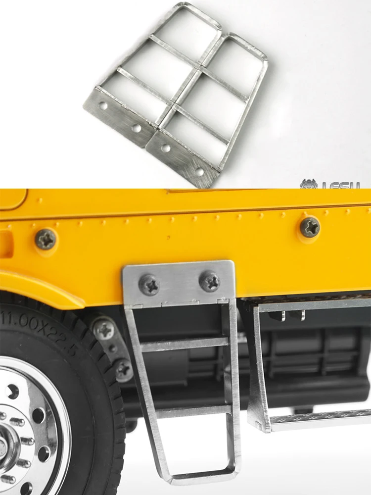 Lesu Metal Pedal Ladder Spare For Diy Rc For Tamiya 1/14 Tractor Truck Remote Toys Model