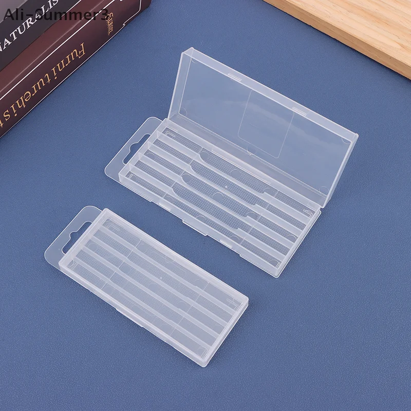 Boîte d'emballage transparente à 5/10 trous, perceuse hélicoïdale en plastique, boîte vide, boîte de rangement, boîte à outils, accessoires d'outils, foret pour le travail du bois