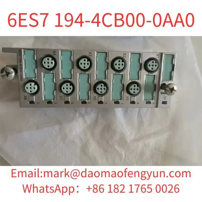 6ES7194-4CB00-0AA0 Used Tested OK In Good Condition SIMATIC DP Connection module for Digital electronic modules