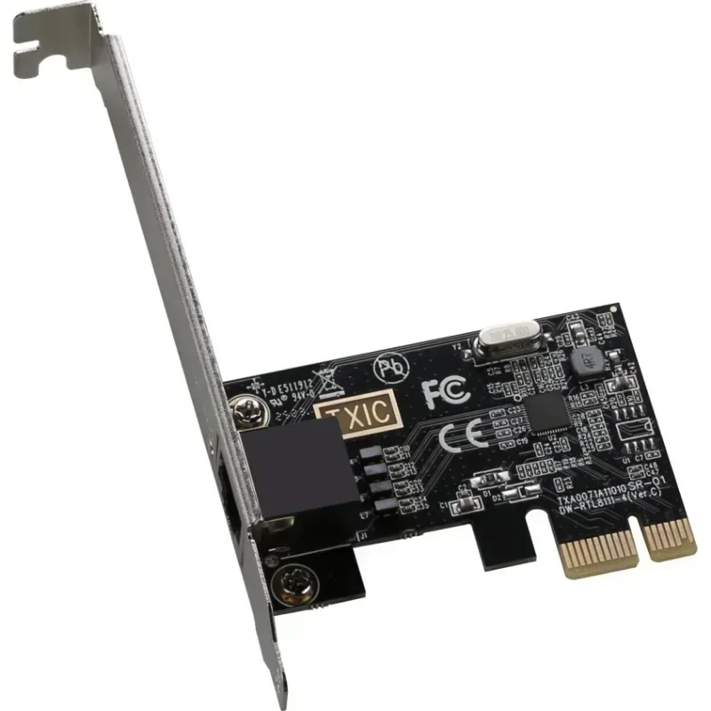 1000Mbps PCIE إلى RJ45 بطاقة الشبكة 10/100/1000Mbps RJ45 PCI Express محول LAN Etherent جيجابت محول PCIe للكمبيوتر المكتبي